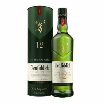 Glenfiddich格蘭菲迪 12年 純麥威士忌700ML